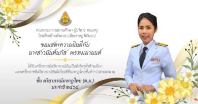 รับพระราชทานเครื่องราชอิสริยาภรณ์ ประจำปี ๒๕๖๕