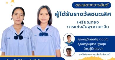 รางวัลชนะเลิศเหรียญทองอันดับ 1